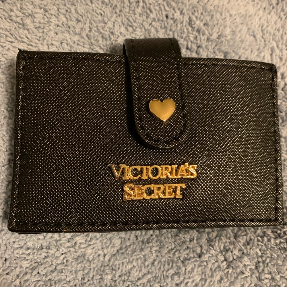 ❗️Sold❗️Victoria's Secret Black and Gold Key Card Holder